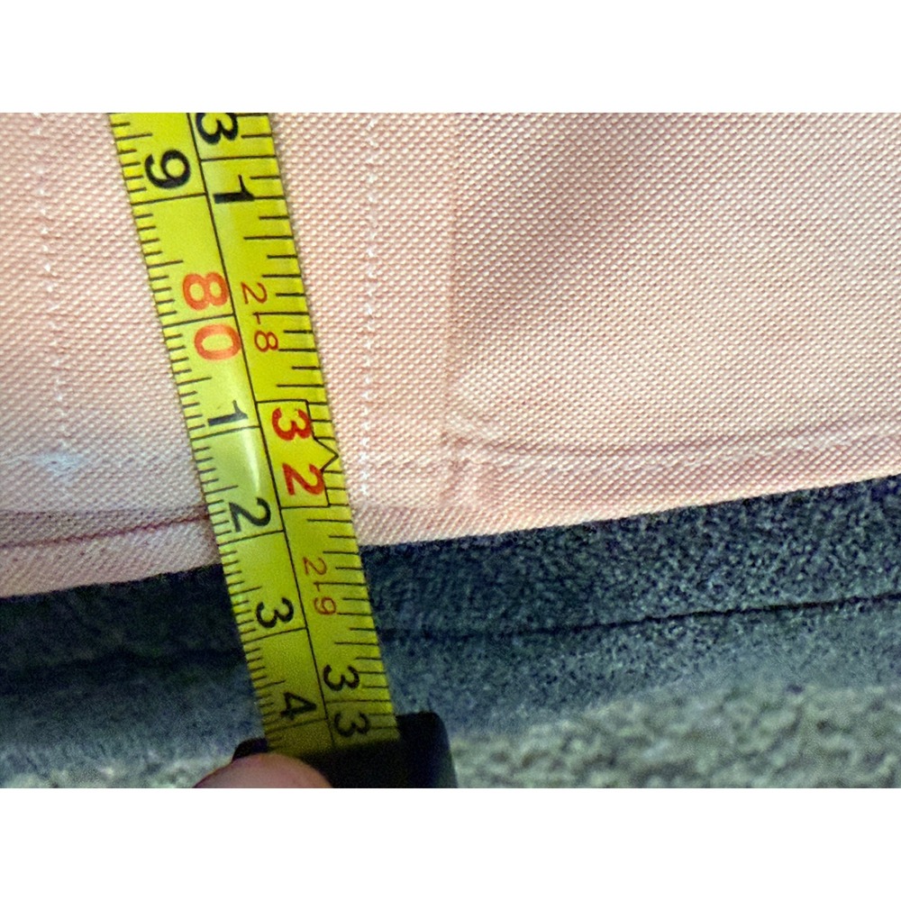 Brooks Brothers 346 Mens Peach Orange Non-Iron Supima Cotton Oxford Shirt Large - Picture 6 of 7